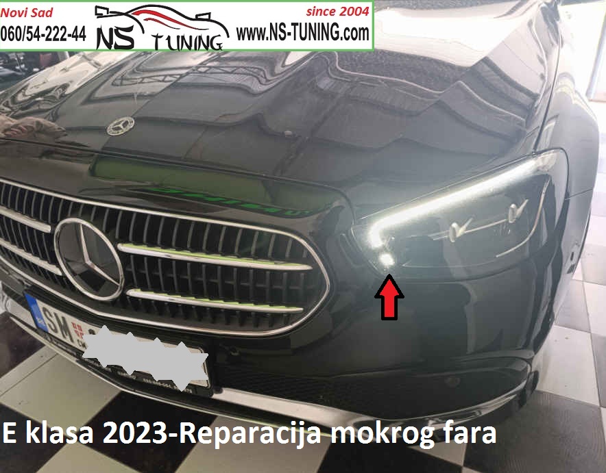 servis farova novi sad mercedes e w213 zamena stakla auto servis ns tuning reparacije